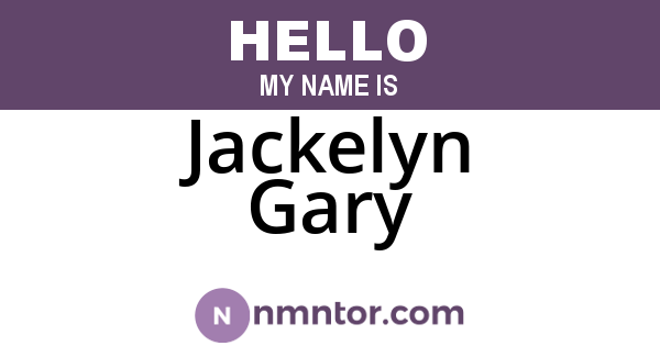Jackelyn Gary
