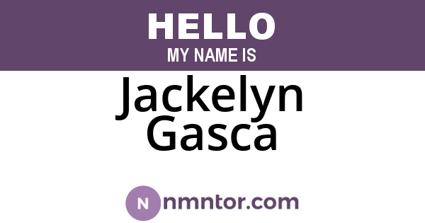 Jackelyn Gasca