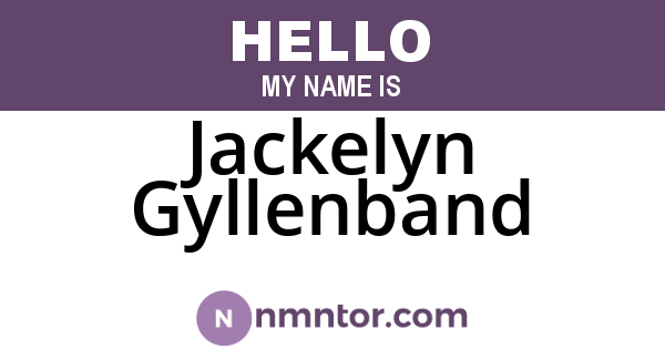 Jackelyn Gyllenband