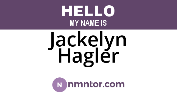Jackelyn Hagler