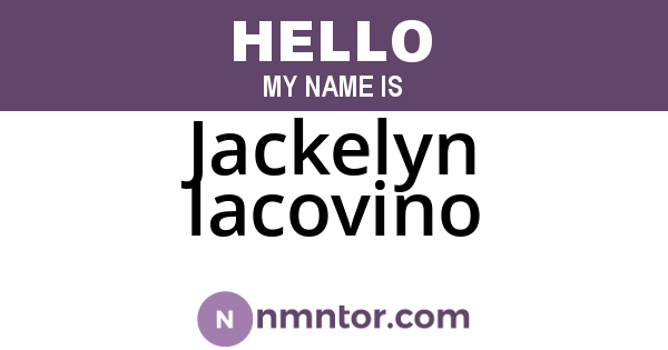 Jackelyn Iacovino