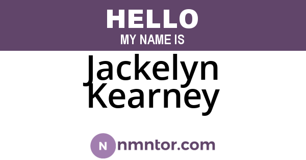 Jackelyn Kearney