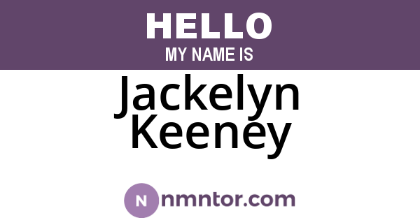 Jackelyn Keeney