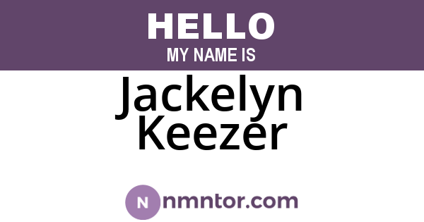 Jackelyn Keezer