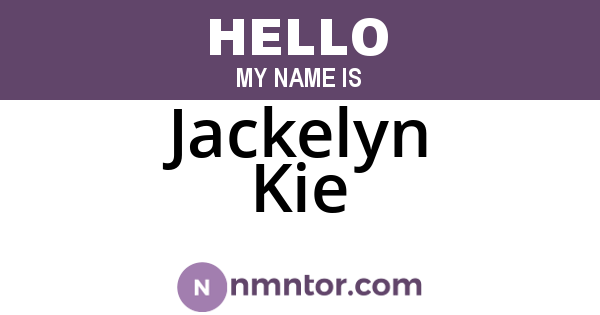 Jackelyn Kie