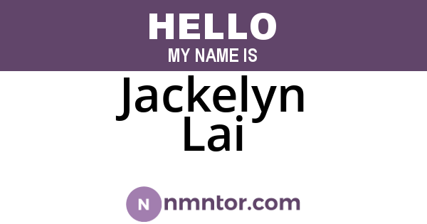 Jackelyn Lai