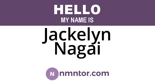 Jackelyn Nagai