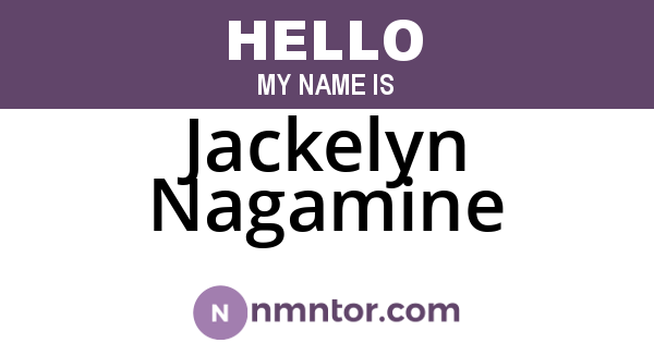 Jackelyn Nagamine