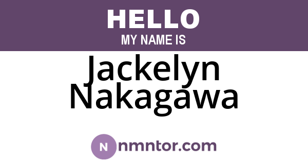 Jackelyn Nakagawa