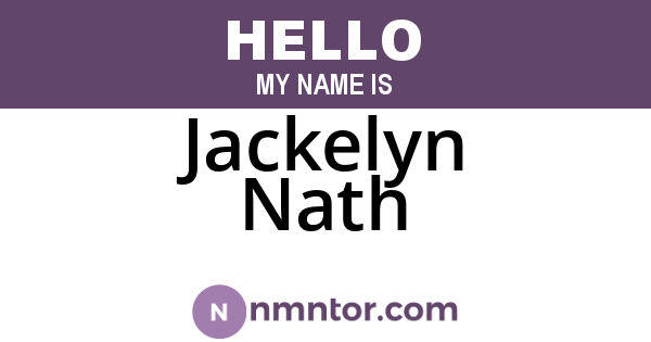 Jackelyn Nath