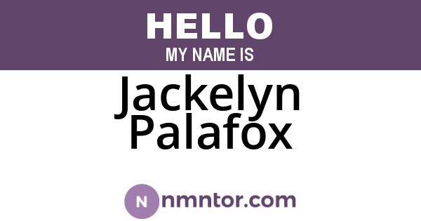 Jackelyn Palafox