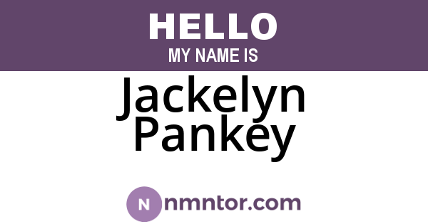 Jackelyn Pankey