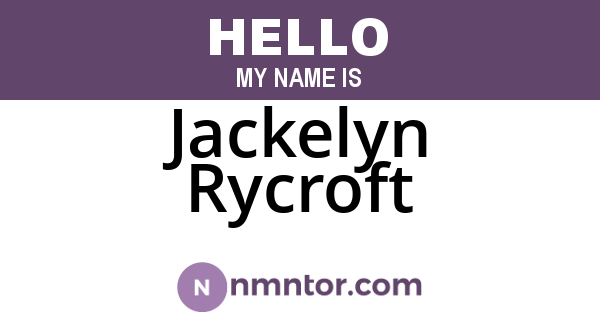 Jackelyn Rycroft