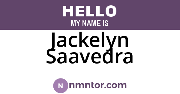 Jackelyn Saavedra