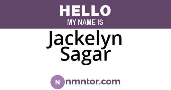 Jackelyn Sagar