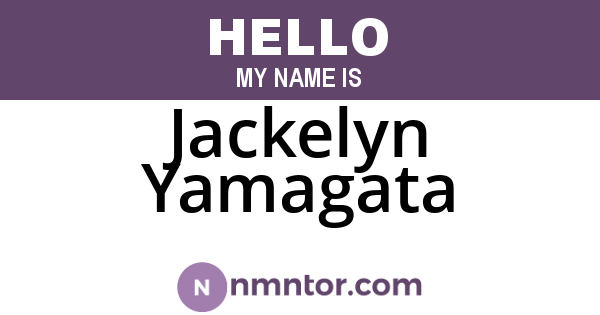 Jackelyn Yamagata