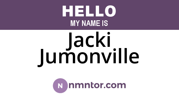 Jacki Jumonville