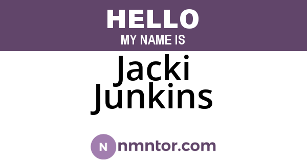 Jacki Junkins