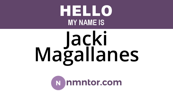 Jacki Magallanes