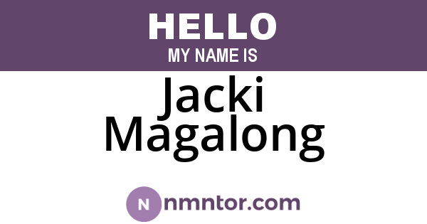 Jacki Magalong