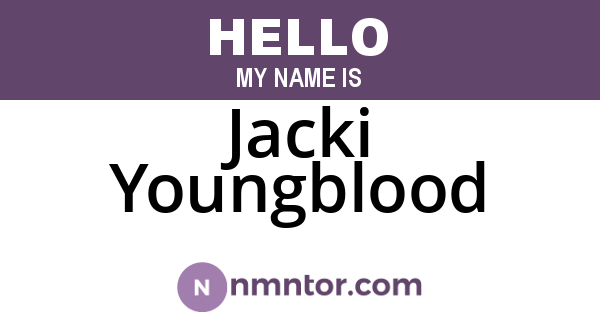 Jacki Youngblood