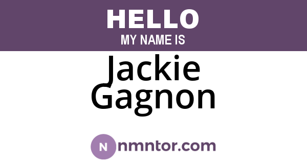 Jackie Gagnon