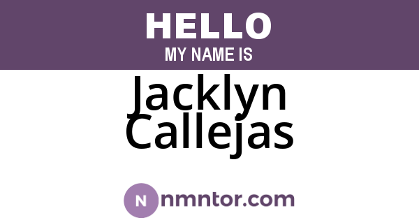 Jacklyn Callejas