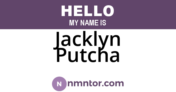 Jacklyn Putcha