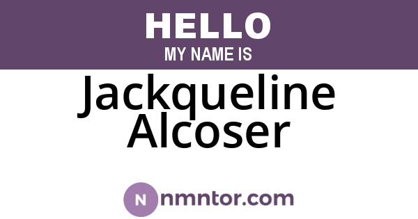 Jackqueline Alcoser