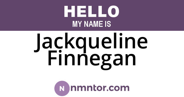 Jackqueline Finnegan
