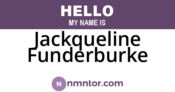 Jackqueline Funderburke