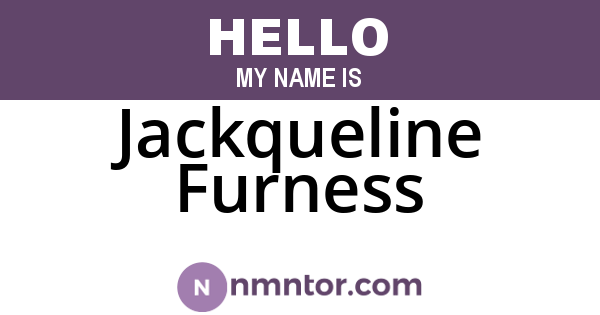Jackqueline Furness