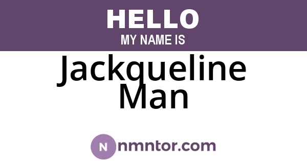 Jackqueline Man