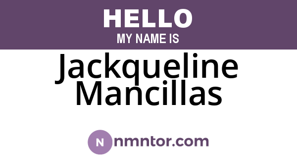 Jackqueline Mancillas