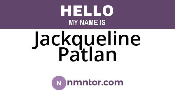Jackqueline Patlan