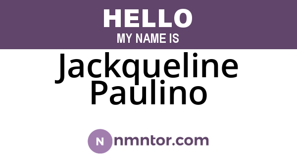 Jackqueline Paulino
