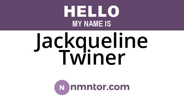 Jackqueline Twiner