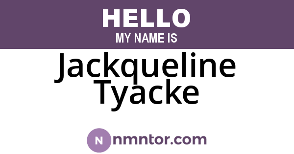 Jackqueline Tyacke