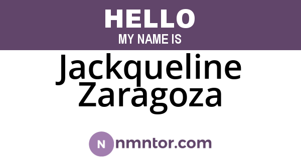 Jackqueline Zaragoza