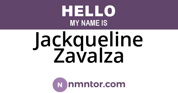 Jackqueline Zavalza