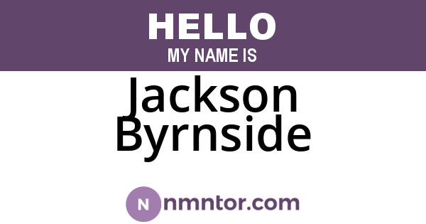 Jackson Byrnside