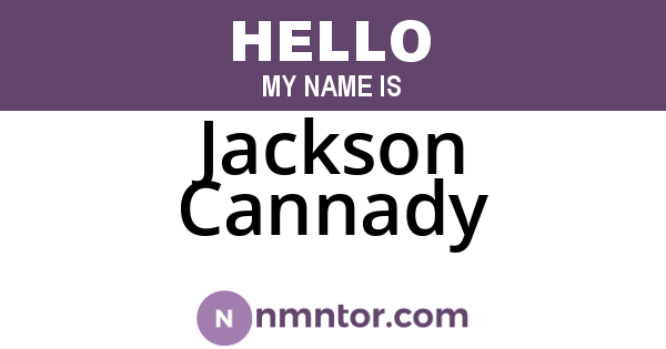 Jackson Cannady