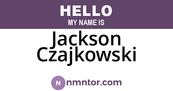 Jackson Czajkowski