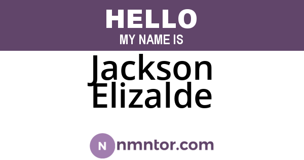 Jackson Elizalde