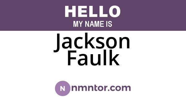 Jackson Faulk