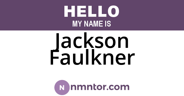 Jackson Faulkner
