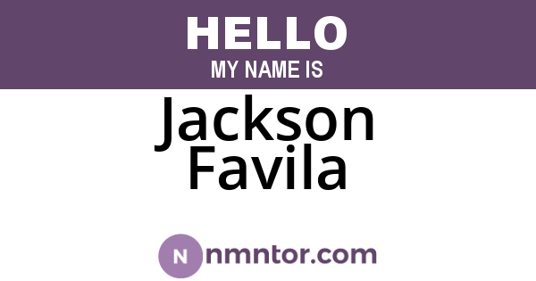 Jackson Favila