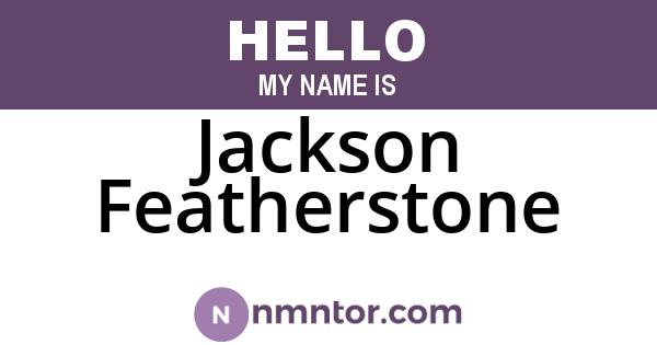 Jackson Featherstone