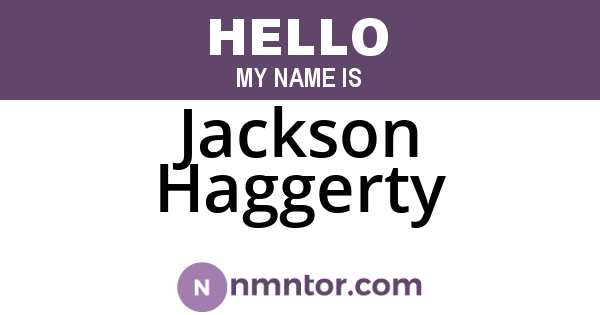 Jackson Haggerty