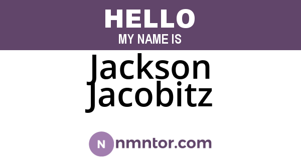 Jackson Jacobitz